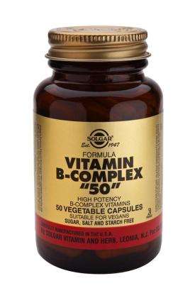 Solgar Formula Vit B-Complex "50" Vegicaps (50's)