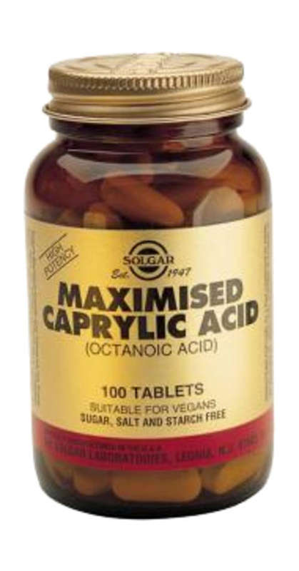 Solgar Maximised Caprylic Acid : 100 Tablets