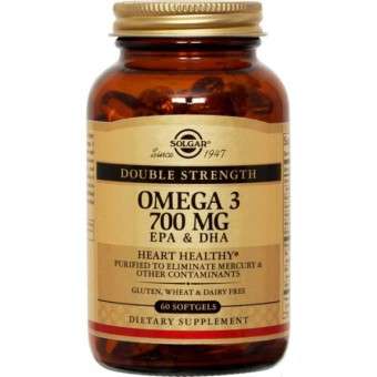 Solgar Omega 3 Double Strength Softgels (60)