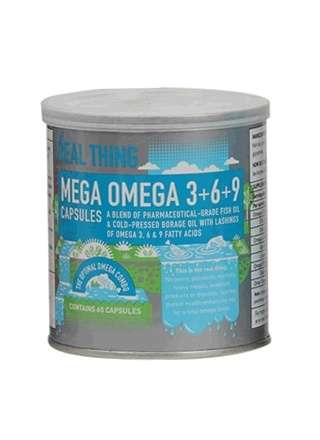 The Real Thing Mega Omega 3,6 & 9  :  60caps