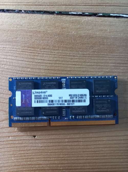 Kingston 8GB DDR3 Laptop/Notebook RAM - PC3-12800