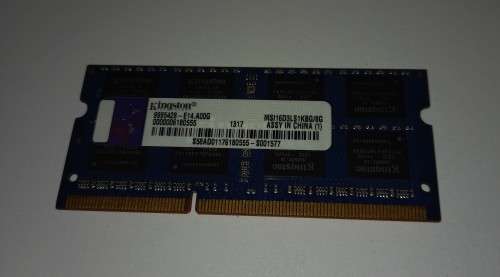 Kingston 8GB DDR3 Laptop/Notebook RAM - PC3-12800