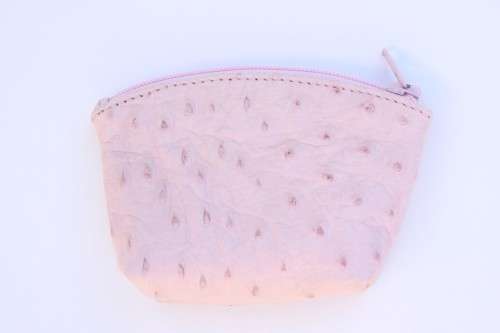 Ostrich Leather Coin Purses