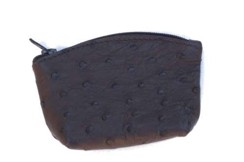 Ostrich Leather Coin Purses