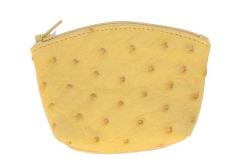 Ostrich Leather Coin Purses