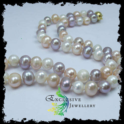EXCLUSIVE JEWELLERY - Multicolour Freshwater Pearl Necklace