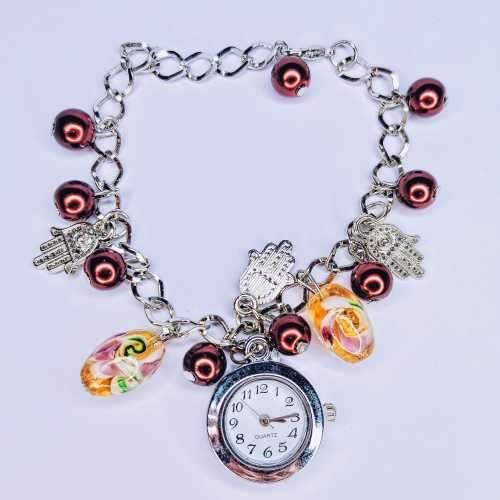 ELEGANT CHARMED ANALOGUE BRACELET WATCH
