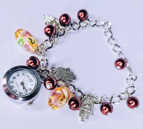ELEGANT CHARMED ANALOGUE BRACELET WATCH