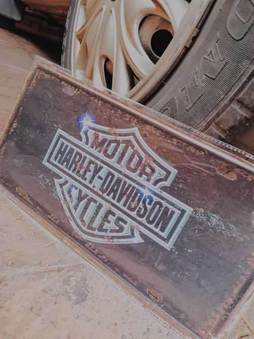 Harley Davidson classic license plate