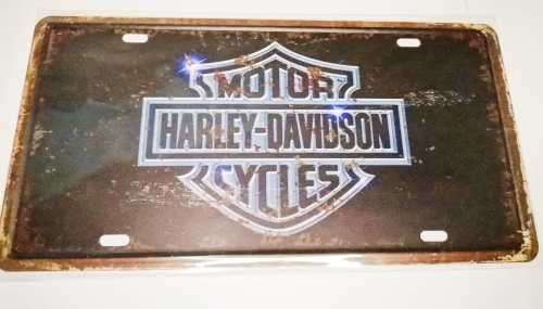 Harley Davidson classic license plate