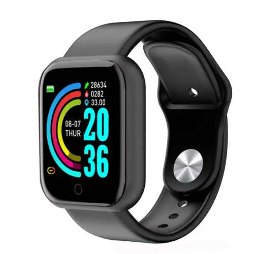 D20 SMART FITNESS WATCH WITH STEPS, CALORIES AND DISTANCE TRACKING, and HP and BP MONITOR