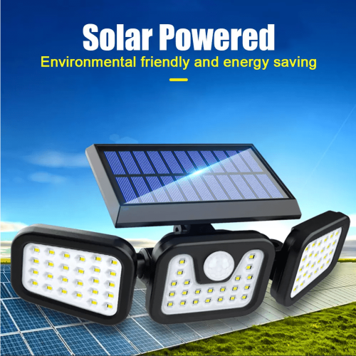 Split Panel LED Solar Wall Lamp
