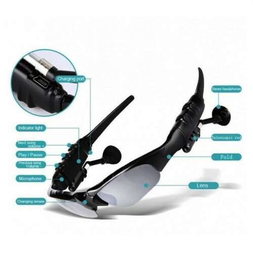 Wireless Bluetooth Sunglasses Earphone Headset