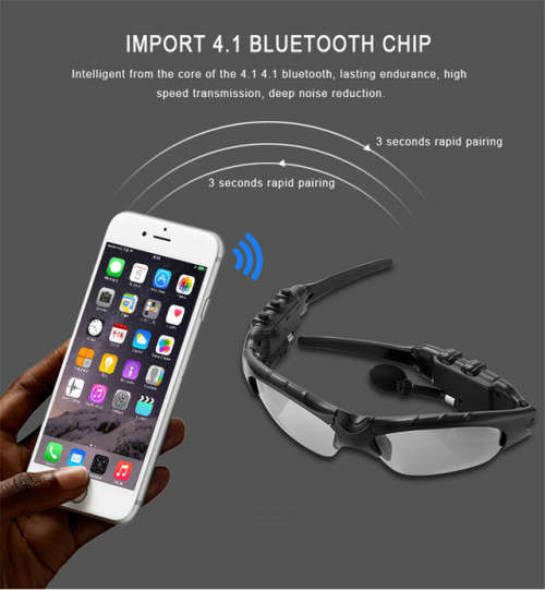 Wireless Bluetooth Sunglasses Earphone Headset