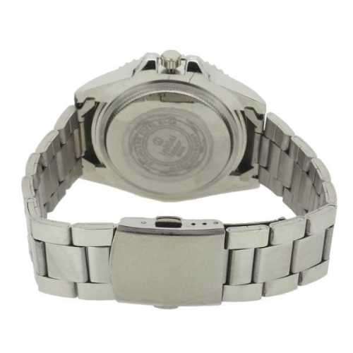 Initial mens turning Bezel Analog wrist watch
