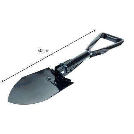 Portable folding camping shovel