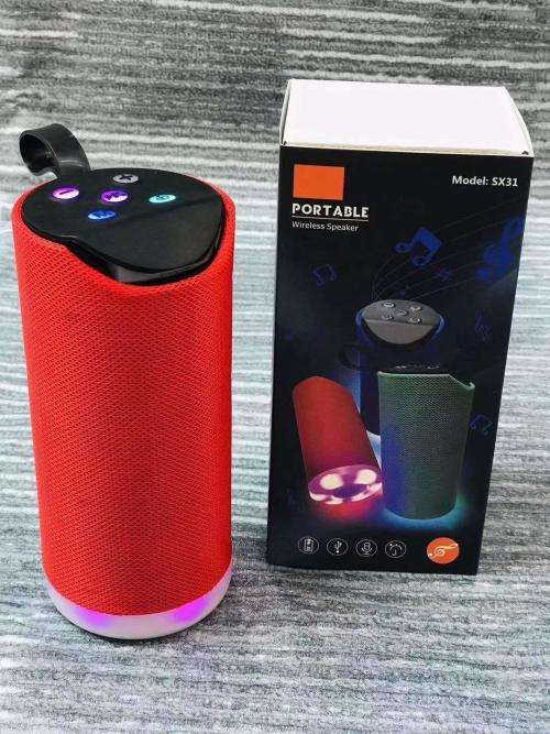 SX31 Portable Bluetooth Wireless Speaker Support USB/TF CARD/FM RADIO Plus LED Night Light