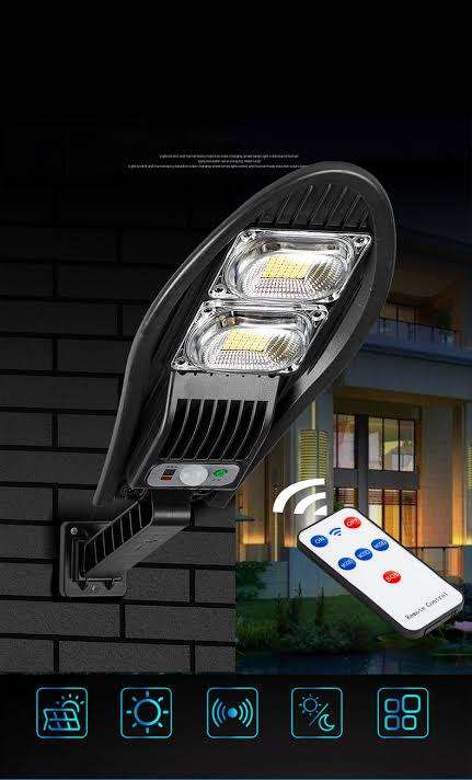 Outdoor Solar Induction Led street Light with Remote Control