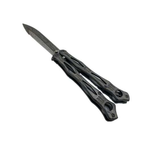 Butterfly Balisong Fan Knife With Weehawk Spear-Point Blade