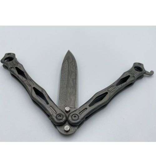 Butterfly Balisong Fan Knife With Weehawk Spear-Point Blade