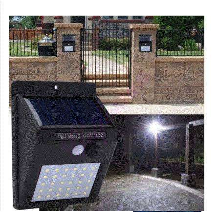 20 LED Solar Motion Sensor Wall Light