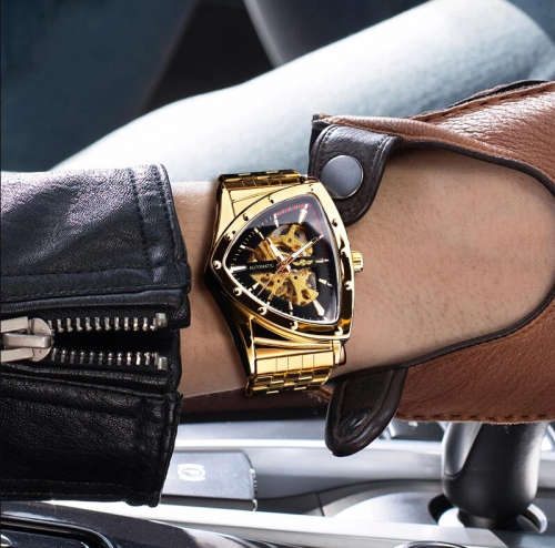 **RRP R4200** Limited Edition Fully Automatic Skeleton Mechanical Triangular Mens Designer Watch
