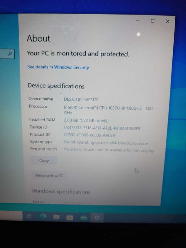 Toshiba C50 Laptop Windows 10 Pro Working 100% wireless MOUSE & KEYBOARD INCLUDED