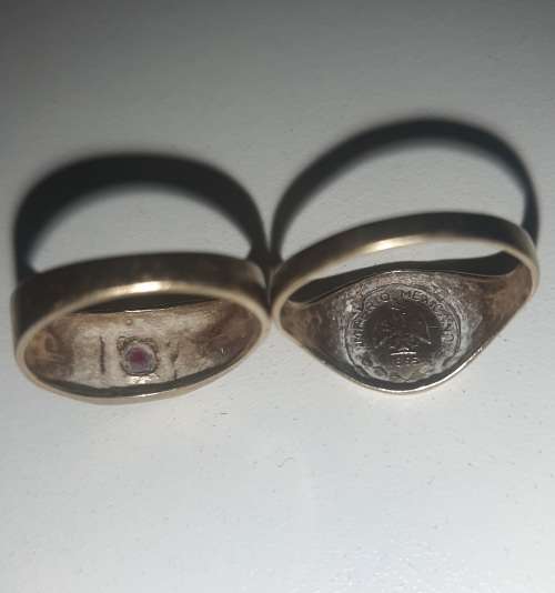 Gold Ring for Men x2