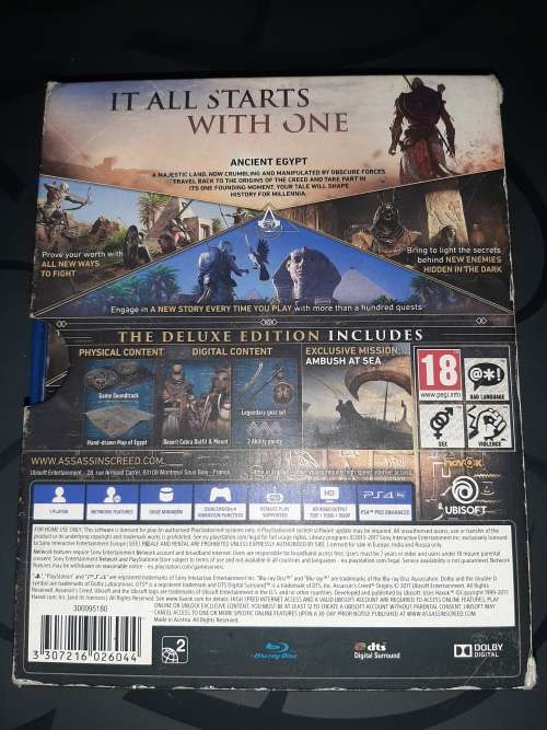 Assassins Creed Origins Deluxe Edition