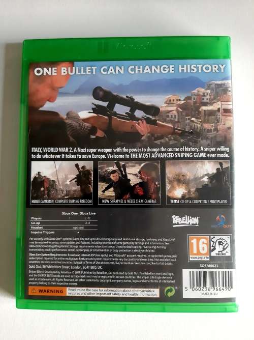 Sniper Elite 4 Xbox One