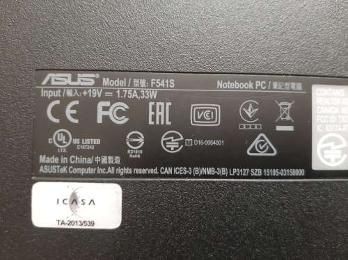 ASUS Laptop (Faulty)
