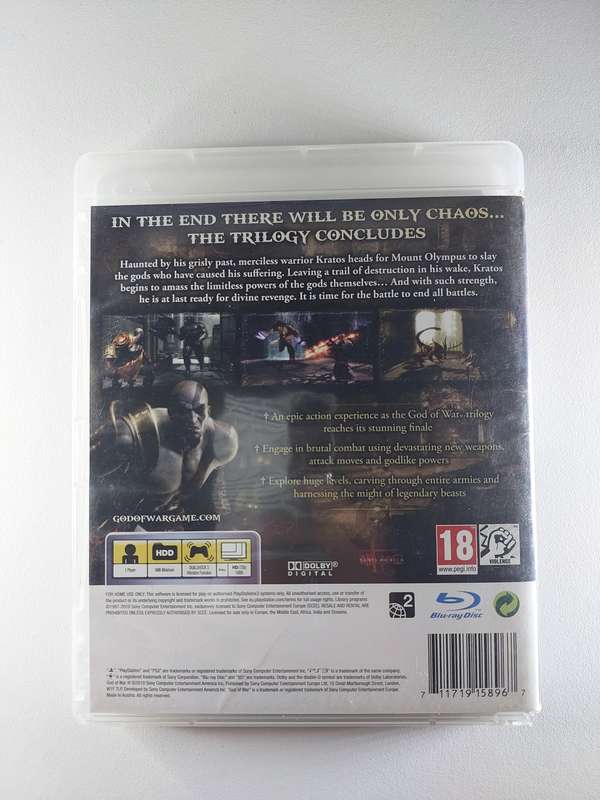 GOW 3 Playstation 3