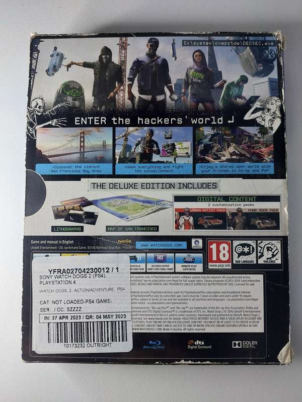Watch Dogs 2 Delux Edition
