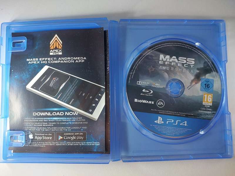 Mass Effect Andrmeda PS4