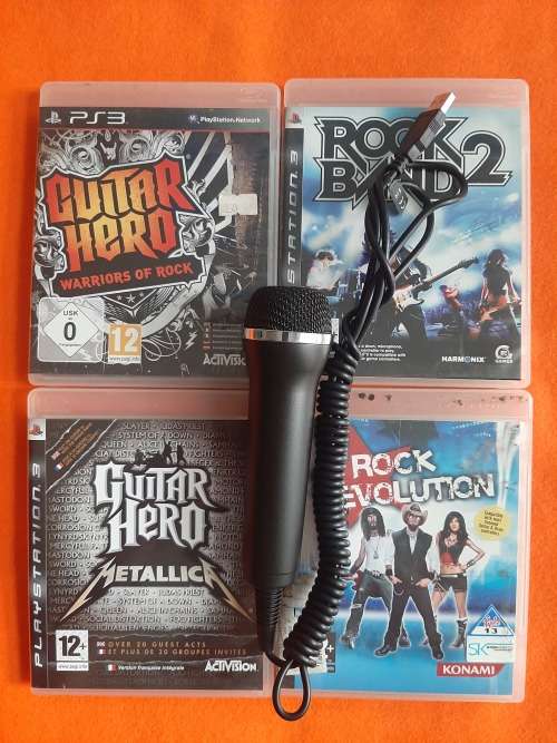 Wired USB Microphone For Microsoft PS3 Playstation 3 Game Console/PC/Mac Rock Band Guitar Hero