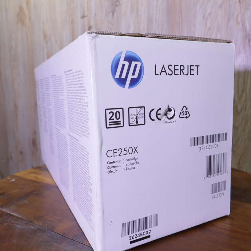 HP 504X (CE250X) Black Toner Cartridge (10,500 Pages) - High Yield