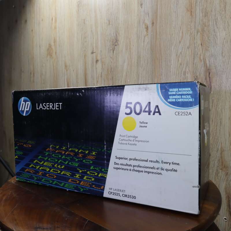 HP 504A (CE252A) Yellow LaserJet Cartridge Toner (7,000 Pages)