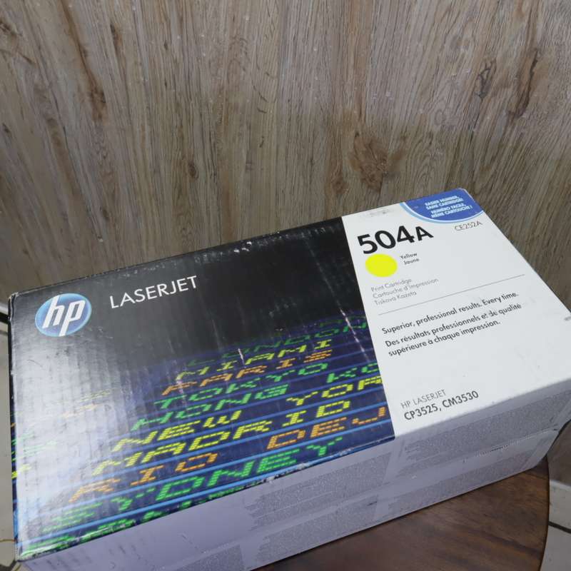 HP 504A (CE252A) Yellow LaserJet Cartridge Toner (7,000 Pages)