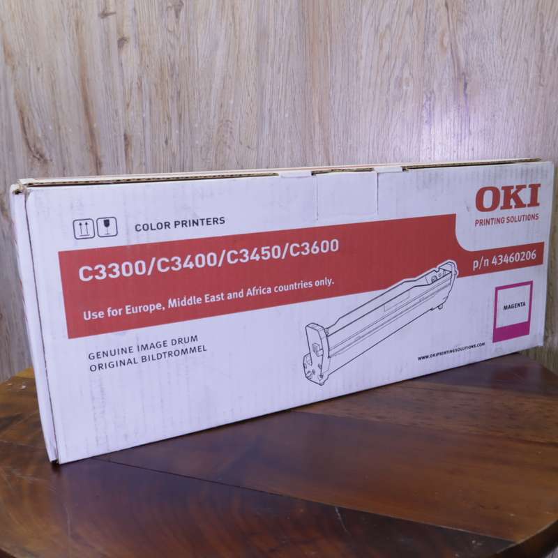 OKI 43460206 MAGENTA Image Drum (15,000 Pages) for OKI C3300, C3400, C3450, C3600 Printers