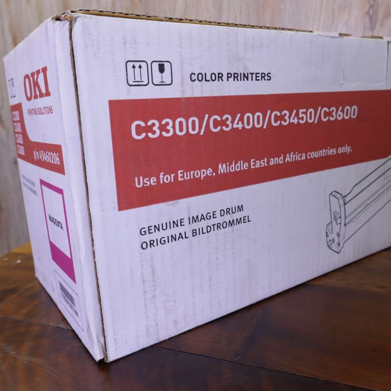 OKI 43460206 MAGENTA Image Drum (15,000 Pages) for OKI C3300, C3400, C3450, C3600 Printers