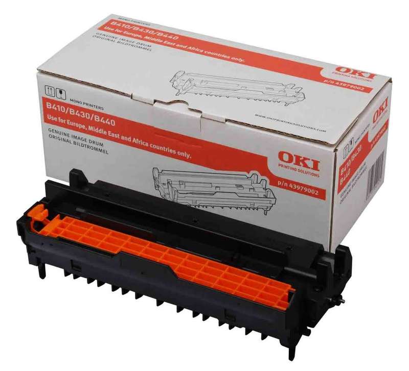OKI 43979002 Image Drum (25,000 pages) for OKI B410 B430 B440, MB460, MB470, MB480 Printers