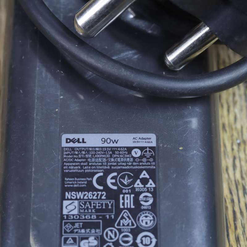 Original Dell Slim 90W Power Adapter - LA90PM130
