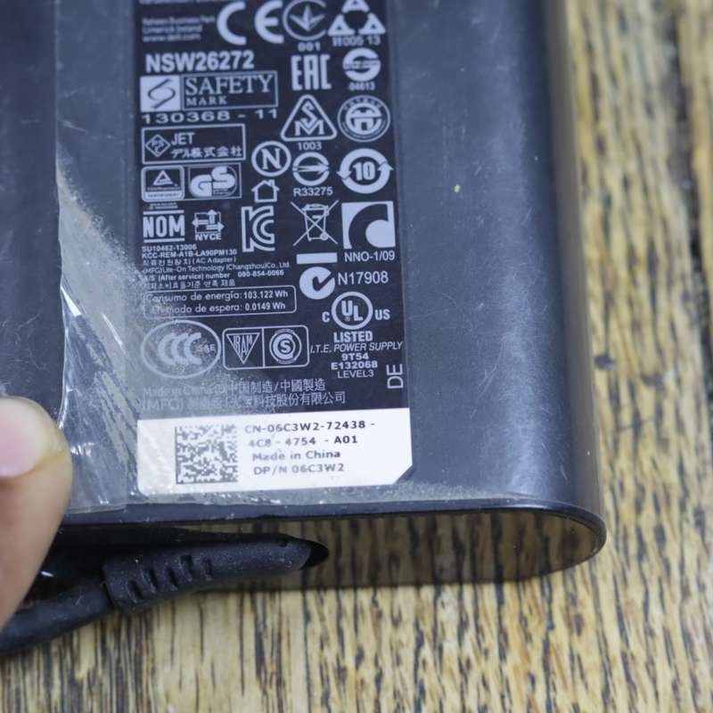 Original Dell Slim 90W Power Adapter - LA90PM130