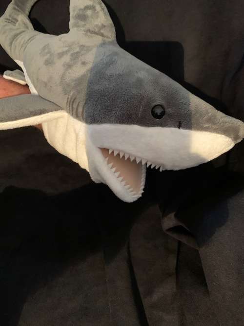 Great White Shark Full-Hand Puppet 56 cm