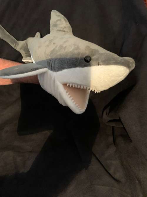 Great White Shark Full-Hand Puppet 56 cm