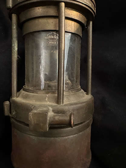 Wolf safety mining lamp  VINTAGE GREEN & SONS WOLD NO 1 MINING/SAFETY LAMP