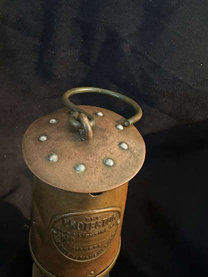 Vintage Miners Lamps Protector Lamp & Lighting Co  Makers  Eccles, Manchester