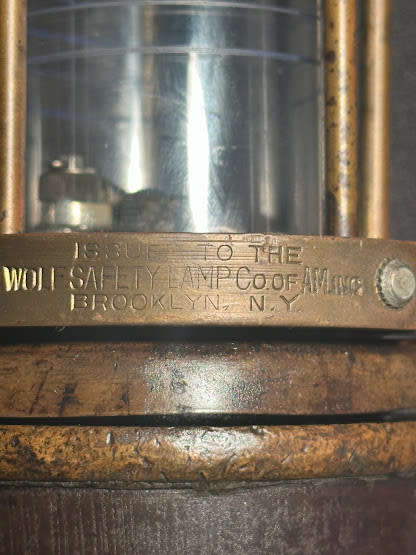 Wolf safety mining lamp  (American lamp)