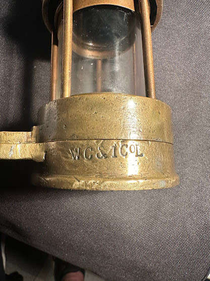 Safety mining lamp  (England)