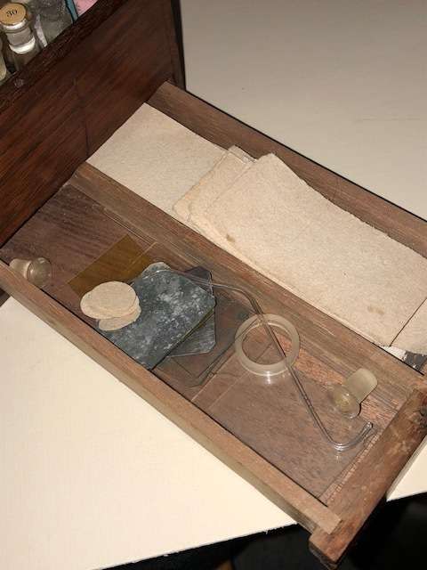 Vintage/Antique Glass bottles Pharmacy Chemistry Science kit set